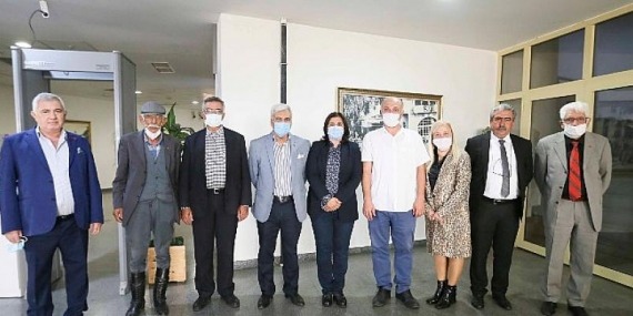 Türkiye Kuvayi Milliye ve Mücahitler Derneği’nden Başkan Çerçioğlu’na ziyaret