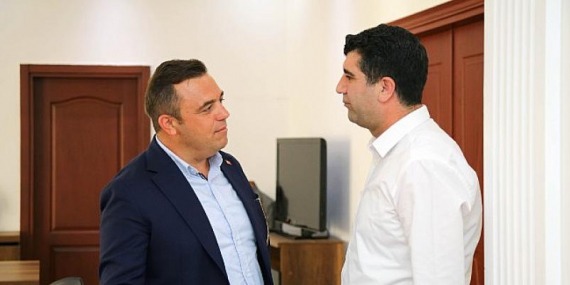 AK Parti’den Kaymakam Mehmet Şerif Olçaş’a hoş geldin ziyareti