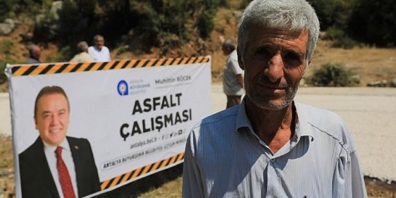 Antalya Serik’te 30 kilometrelik  grup yolu asfaltlanıyor