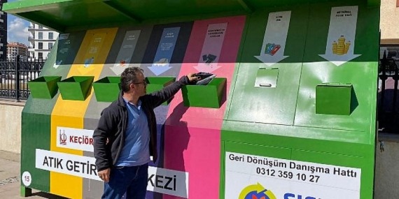 Atık Getirme Merkezi Keçiören’in Her Yerinde