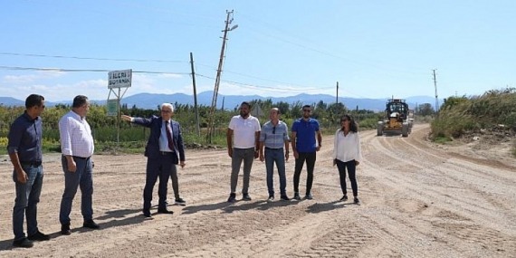 Başkan deveciler denetko yolunu inceledi