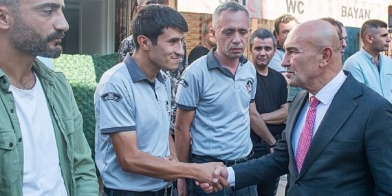 Başkan Soyer acılı aileyi yalnız bırakmadı