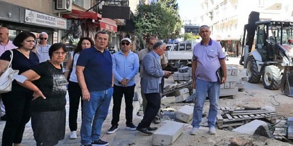 Batur’dan sokak yenileme çalışmalarına  yerinde inceleme