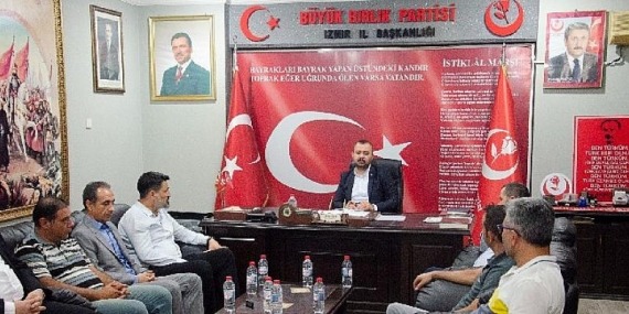 BBP’liler İzmir İl Başkanlığı’nda buluştu