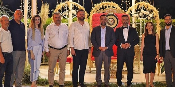 Buca iş, siyaset ve spor’u bir araya getiren düğünü konuşuyor