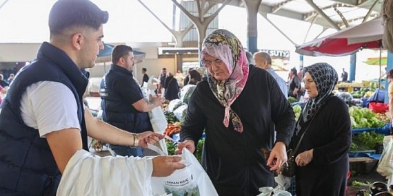 Buca pazarlarında çevre farkındalığı