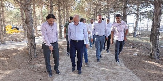 Çumra Okçu Millet Bahçesindeki Çalışmalarda Son Aşamaya Gelindi