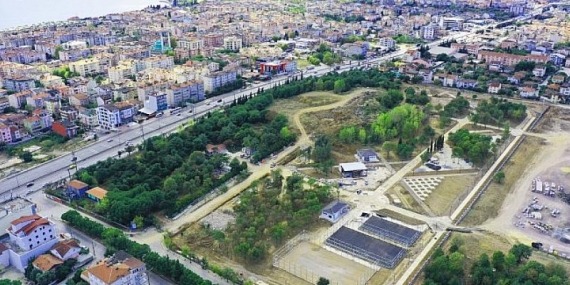 Derince Sağlıklı Yaşam Parkı havadan görüntülendi