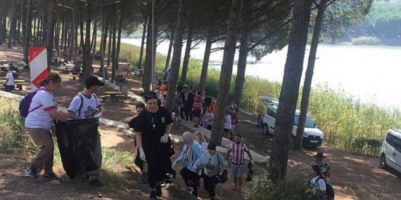 Gençlik Meclisi’nden Kurtul Göleti’nde büyük temizlik