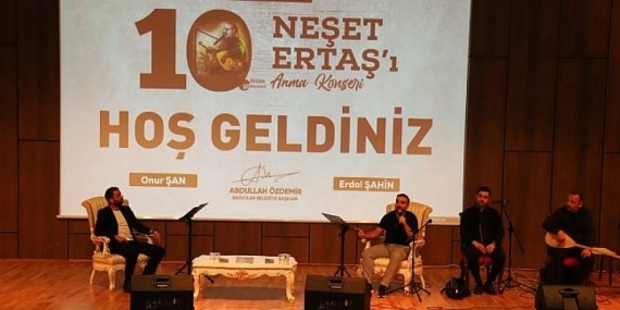 Halk ozanı Neşet Ertaş, türküleriyle anıldı