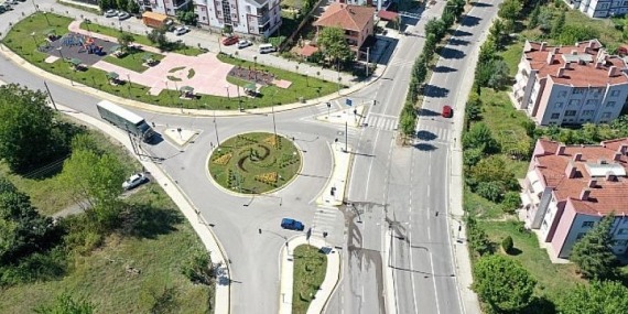 İpek yolu bulvarında trafik çizgileri çekildi