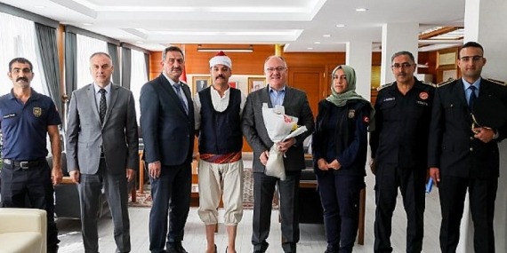 İtfaiye Personelinden Başkan Bilgin’e Ziyaret