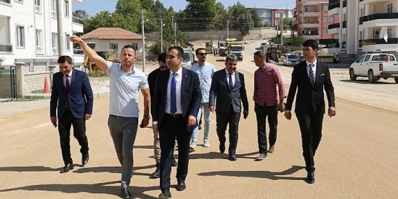 Karaman belediye başkanı Savaş Kalaycı çalışmaları yerinde inceledi