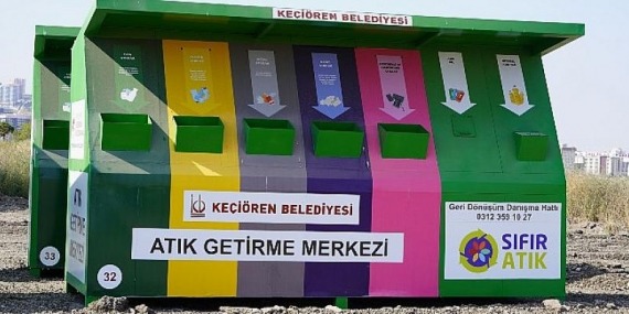 Keçiören’e 60 Adet Atık Toplama Merkezi Kazandırıldı