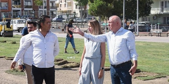 Kemalpaşa’da Parklar Yenileniyor