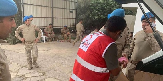 Kızılay’dan Mersin Yangın Ekiplerine Destek