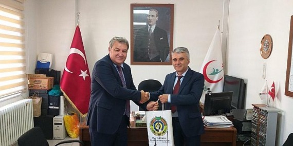 Malkara Belediye Başkan Vekili Mustafa Özer İlçe Sağlık Müdürü Dr. Refet Çeviker’e Ziyaret Gerçekleştirdi