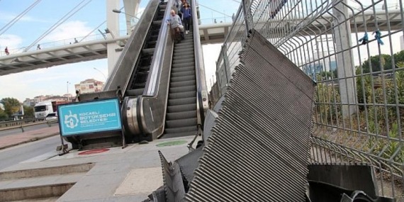 Mimar Sinan’da orta yürüyen merdivenler bakıma alındı