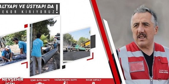 Modern şehir Nevşehir için altyapı ve üst Yapı da dev yatırım