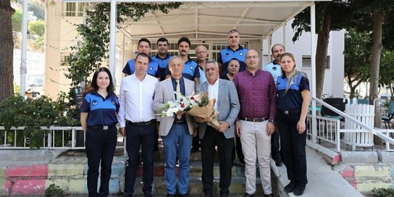 Narlıdere’de Zabıta Haftası Ziyareti