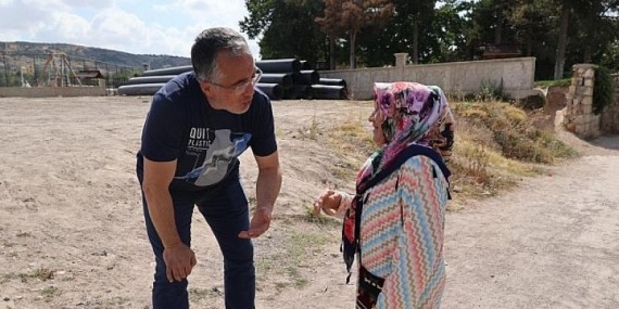 Nevşehir Belediye Başkanı Dr. Mehmet Savran, altyapı ve üstyapı yenileme çalışmaları başlayan Sümer Mahallesinde incelemelerde bulundu