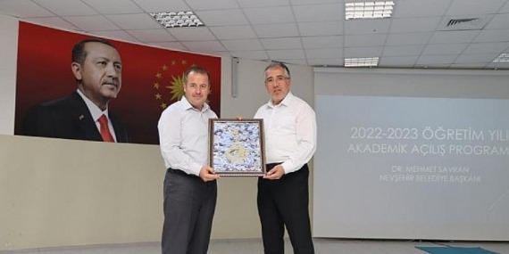 Nevşehir Belediye Başkanı Savran Recep Tayyip Erdoğan Anadolu Lisesi’ni Ziyaret Etti