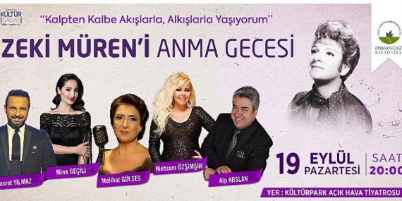 Osmangazi’den Sanat Güneşine Vefa Gecesi