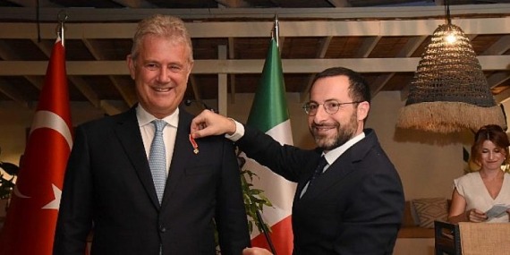 Özgener’e İtalya Devlet Nişanı verildi