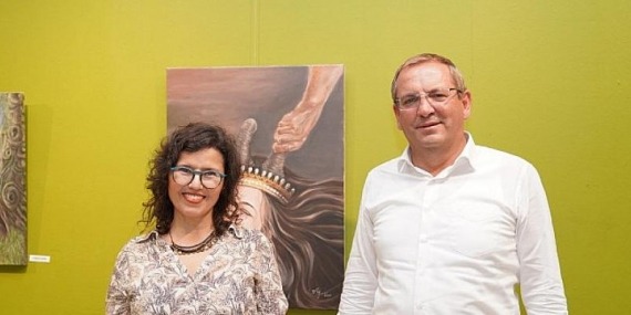 Ressam Melike Yaşa’dan Tanrıça Şahmeran Resim Sergisi