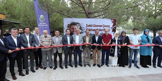 Şehit Gökhan Çakır Parkı Törenle Açıldı
