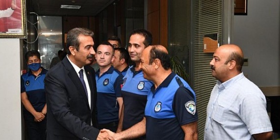 Soner Çetin’den zabıtaya teşekkür