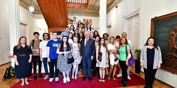 Türk ve Alman öğrenciler Özuslu’yu ziyaret etti