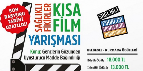 Yeşilay’ın Sağlıklı Fikirler Kısa Film Yarışması’nın son   başvuru tarihi 18 Kasım’ a uzatıldı