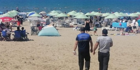 Zabıta sahillerdeki görevini başarıyla tamamladı