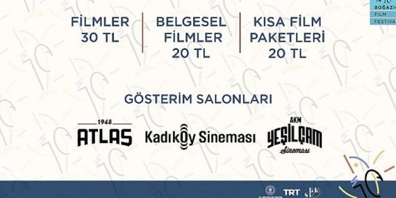 10. Boğaziçi Film Festivali  Biletleri Satışta