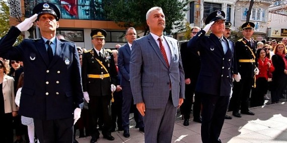 29 Ekim Cumhuriyet Bayramı Çelenk Töreni Gerçekleştirildi