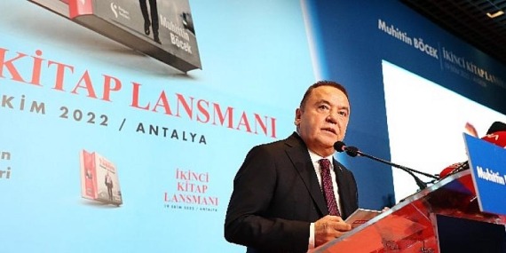 Antalya Büyükşehir Belediye Başkanı Muhittin Böcek 2. kitabını tanıttı
