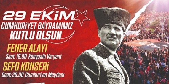 Antalya Büyükşehir Cumhuriyet’in 99. yılını coşkuyla kutlayacak