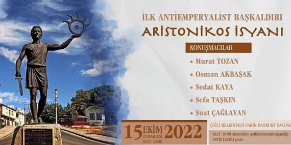 Aristonikos İsyanı Çiğli’de konuşulacak