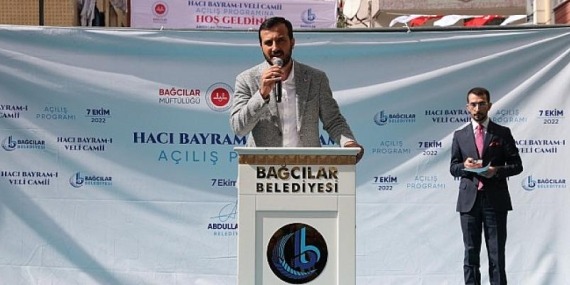 Bağcılar’da Hacı Bayram-ı Veli Camii ibadete açıldı