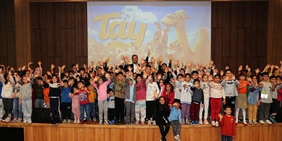 Bağcılarlı çocuklar TAY filmini izledi