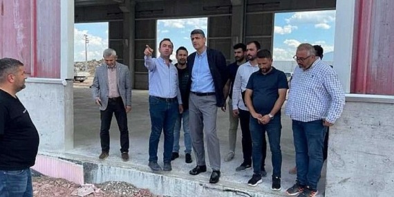 Başkan Kocaman Ek Hizmet Binasını İnceledi