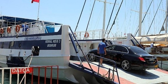 Bodrum-Datça Feribot Seferlerine Yoğun İlgi