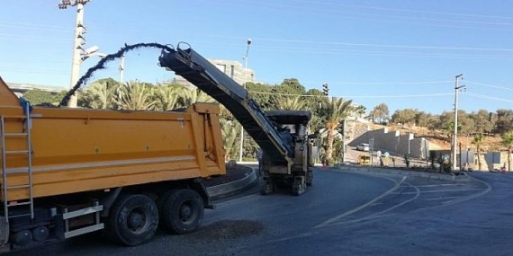Bodrum Dr. Mümtaz Ataman Caddesi’nde çalışmalar devam ediyor