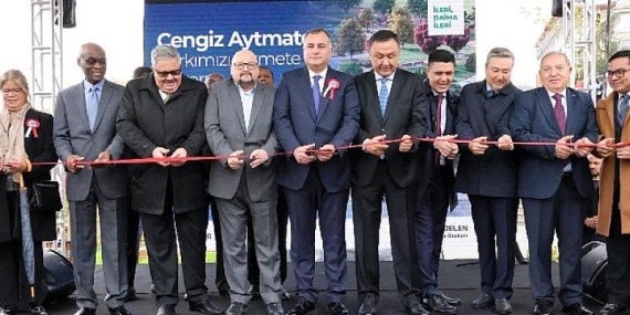 Cengiz Aytmatov Parkı Açıldı