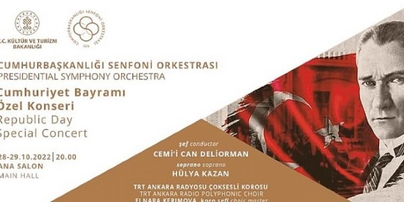 Cumhurbaşkanlığı Senfoni Orkestrası’ndan Cumhuriyet Bayramı İçin Görkemli Konser