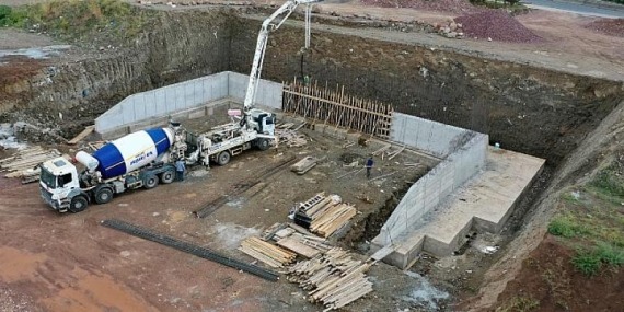 Değirmendere-Halıdere sahilinde çalışmalar sürüyor