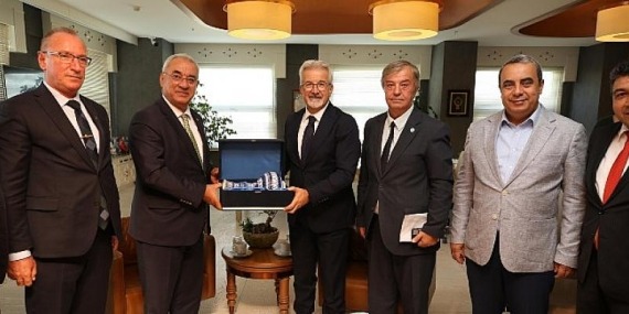 DSP Genel Başkanı Aksakal’dan Başkan Erdem’e ziyaret