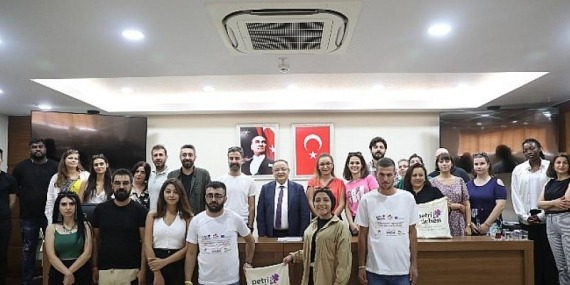 Erasmus öğrencilerinden Antalya Büyükşehir’e ziyaret