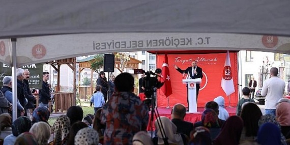 Erol Dok Parkı Keçiören’de Açıldı